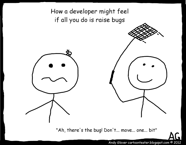 How a developer feels when you raise a bug