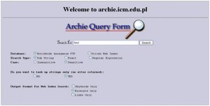 archie search engine