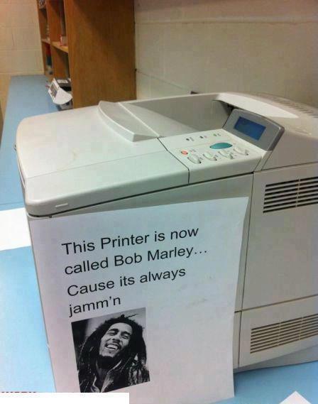 printer jammin