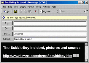 bubbleboy Worm