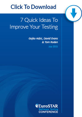 Ebook 7 Quick Ideas To Improve Your Testing Eurostar