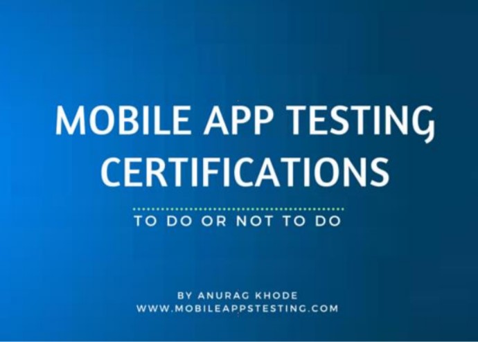 Mobile App Certification Poster