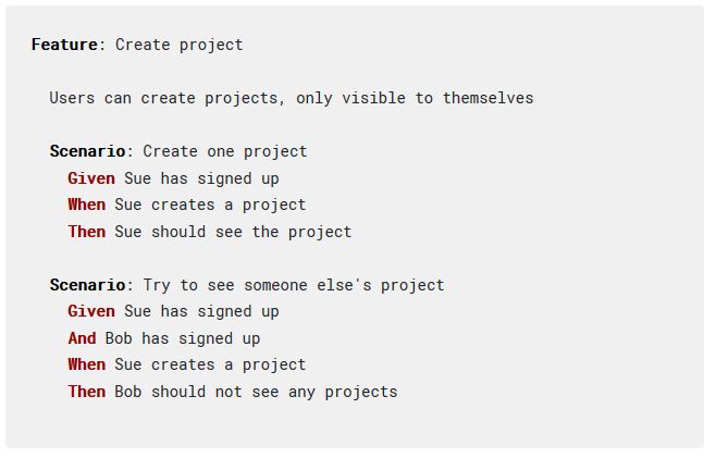 Screenplay project owner feature file