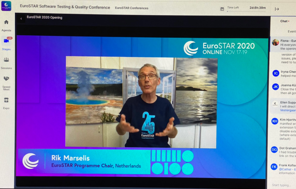 Rik Marselis Opening EuroSTAR 2020